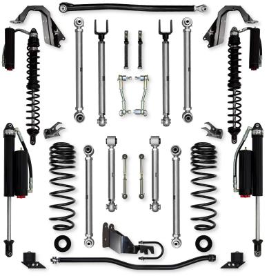 4.5 Inch X-Factor PRO Coilover Mid-Arm System for Jeep Wrangler JLU Diesel Models Comp System Stage 2 Rock Krawler