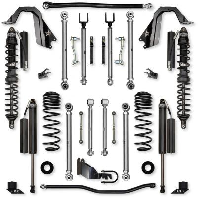 4.5 Inch X-Factor PRO Coilover Mid-Arm System for Jeep Wrangler JLU 4XE Models Comp Stage 1 Rock Krawler