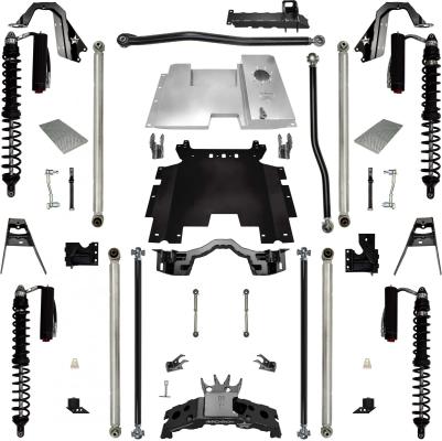 4.5 Inch Rockzilla Coilover Long-Arm Suspension for Jeep Wrangler JLU Rock Krawler