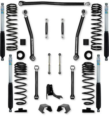 3.0 Inch Overland No Limits Mid-Arm Suspension System for Jeep Gladiator JT Diesel Models With Bilstein Shocks Rock Krawler