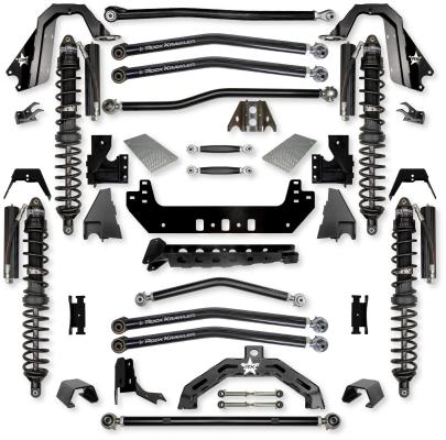 3.0 Inch X-Factor X2 Coilover No Limits Long-Arm Suspension System for Jeep Gladiator JT Diesel Models Trail Runner System Stage 1 Rock Krawler