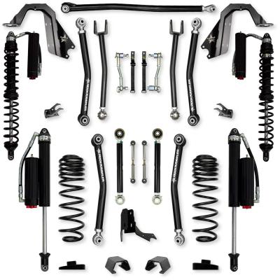 3.0 Inch X-Factor Coilover Mid-Arm Suspension System for Jeep Gladiator JT Diesel Models Comp System Stage 2 Rock Krawler