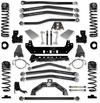 4.5 Inch X-Factor X2 Long-Arm Suspension System for Jeep Gladiator JT Gas Models With No Shocks Rock Krawler