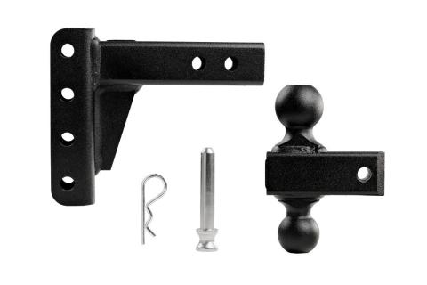 2.0 inch Light Duty 4 inch Drop/Rise Hitch BulletProof Hitch