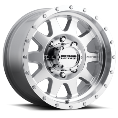 Aluminum Wheels 17x9 The Standard MR301 Bolt Pattern 8 On 165.1 Offset -12 Lip Size 3.46 Machined SL Clear Coat Method