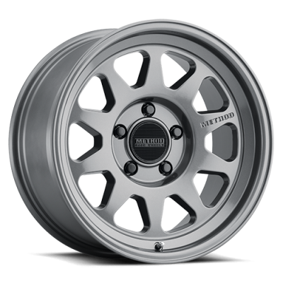 Aluminum Wheels 17x8.5 MR316 Bolt Pattern 5 On 150 Offset 0 Lip Size 2.76 Gloss Titanium TT Method