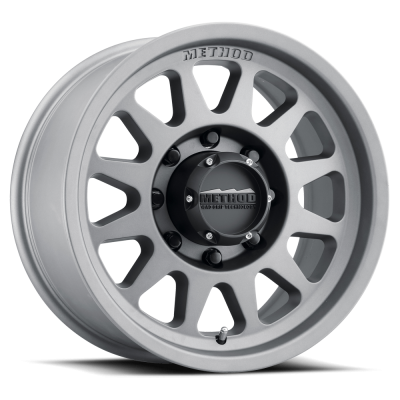 Aluminum Wheels 17x9 Bead Grip MR704 Bolt Pattern 8 On 180 Offset 18 Lip Size 1.77 Titanium SL Method