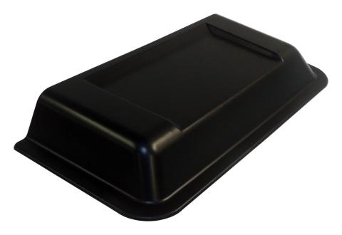 Black Plastic Cowl Scoop for 2007-2018 Jeep JK Wrangler Peel and Stick Install RT Off Road
