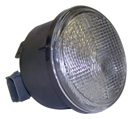 Right Front Park and Turn Signal Lamp, Clear w/ Amber Bulb for Jeep JK Wrangler RT Off Road