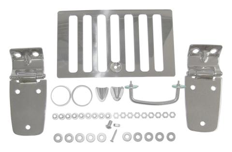 Hood Appearance Set 1998-2006 TJ Wrangler Hinges/Catches/Vent Cover/Footman Loop/Windshield Stops/Hardware Stainless Steel RT Off Road