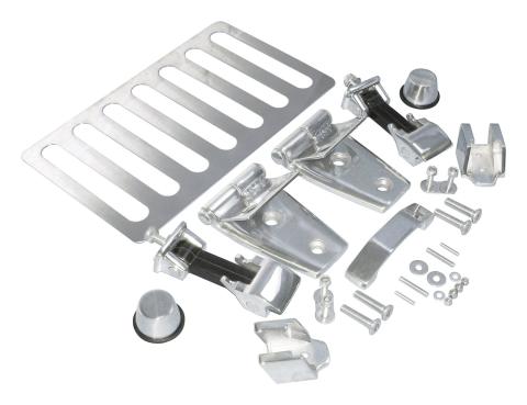 7-Piece Chrome Plastic Grille Inserts Stainless for 2007-201 JK Wrangler Snap-In Pieces RT Off Road