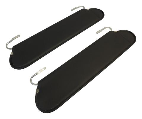 Gray Sun Visor Set for 1972-1986 Jeep CJ-5, CJ-6, CJ-7 and CJ-8 Set of 2 RT Off Road