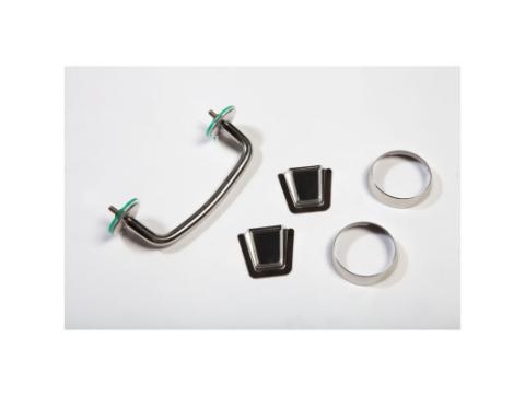 Hood Tie Down Kit Stainless Steel 13-18 Jeep Wrangler JK Rugged Ridge
