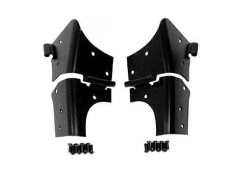 Windshield Hinge Kit Black 97-06 Jeep Wrangler TJ Rugged Ridge