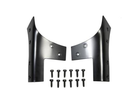 Windshield Hinge Kit Black 07-18 Jeep Wrangler JK Rugged Ridge