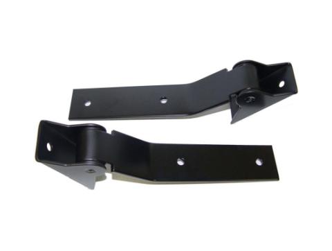 Tailgate Hinge Kit Black 87-95 Jeep Wrangler YJ Rugged Ridge