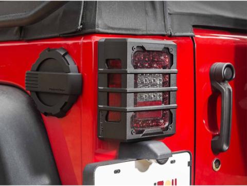Elite Guard Kit Tail Light Black 07-18 Jeep Wrangler JK Rugged Ridge