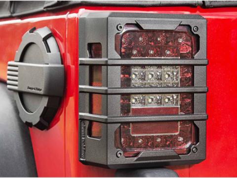 Elite Guard Kit Tail Light Black 07-18 Jeep Wrangler JK Rugged Ridge