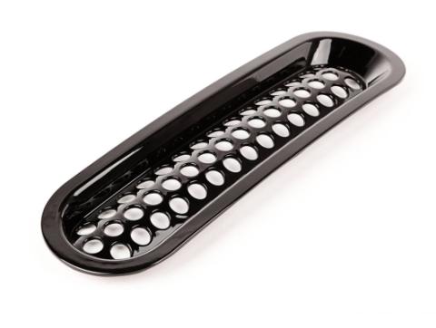 Grille Insert Kit Perforated Black 07-18 Jeep Wrangler Rugged Ridge