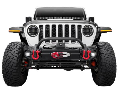 Arcus Front Bumper Set with Overrider 18-Present Jeep Jl/Jt Rugged Ridge