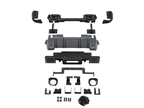 Venator Stubby Front Bumpersatin Blackjeep Rugged Ridge