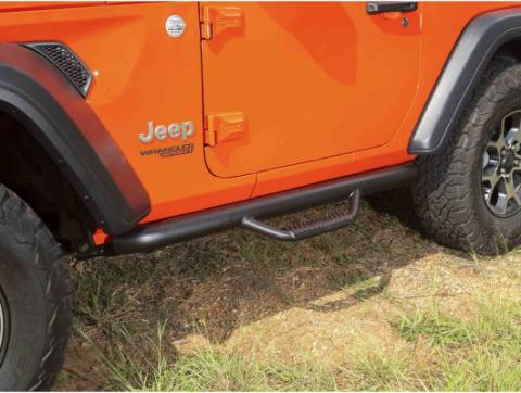 Spartan Nerf Bar Textured Black 18-Present Jeep Wrangler Jl 2 Door Rugged Ridge