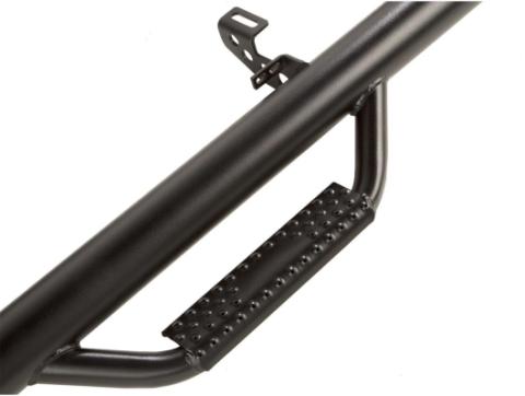 Spartan Nerf Bar Kit Textured Black 18-Present Jeep Wrangler JLU 4 Door Rugged Ridge