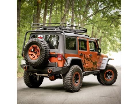 Hurricane Fender Flare Kit Eu Textured 07-18 Jeep Wrangler JK Rugged Ridge