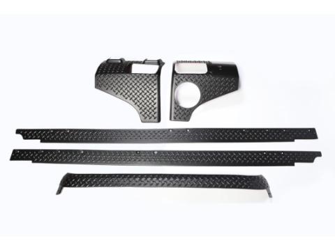 Body Armor Kit 6 Piece 97-06 Jeep Wrangler TJ Rugged Ridge