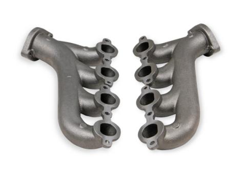 Ls Swap Exhaust Manifolds Natural Cast Finish Multi-Fit 2.25 Inch Outlet FlowTech