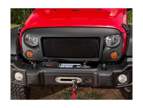 Spartan Grille Satin Black 07-18 Jeep Wrangler JK Rugged Ridge