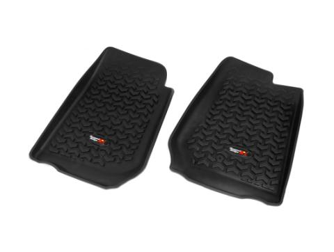All Terrain Floor Liner Front Pair Black RHD 07-18 Wrangler JK/JKU Rugged Ridge