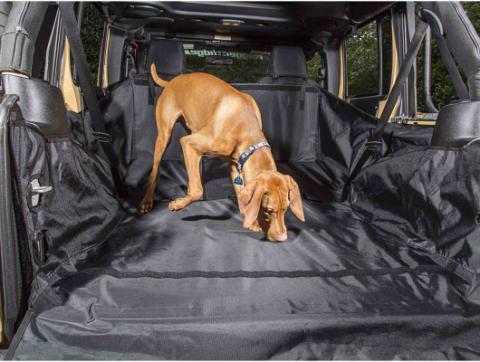 C3 Cargo Cover No Subwoofer 07-18 Jeep Wrangler JKU 4 Door Rugged Ridge