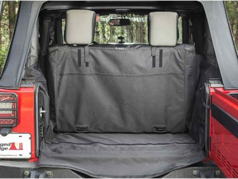 C3 Cargo Cover No Subwoofer 07-18 Jeep Wrangler JK 2 Door Rugged Ridge