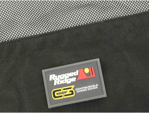 C2 Cargo Curtain Front 07-18 Jeep Wrangler JK/JKU Rugged Ridge