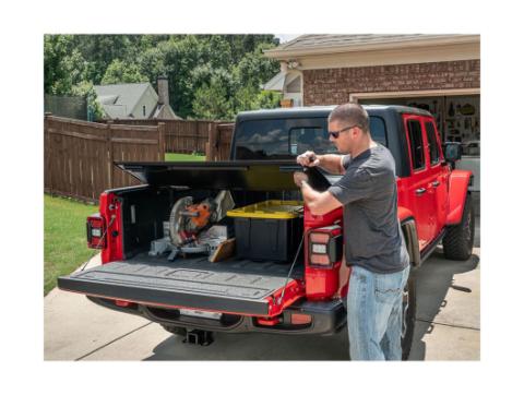 Armis Hard Folding with Line-x Bed Cover 20-Present Jeep Gladiator JT Rugged Ridge