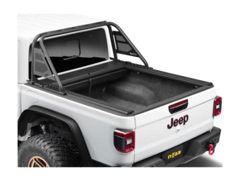 Armis Cover with Max Track Black 20-Present Jeep Gladiator w/ Trail Rail System w/Trail Rail Rugged Ridge
