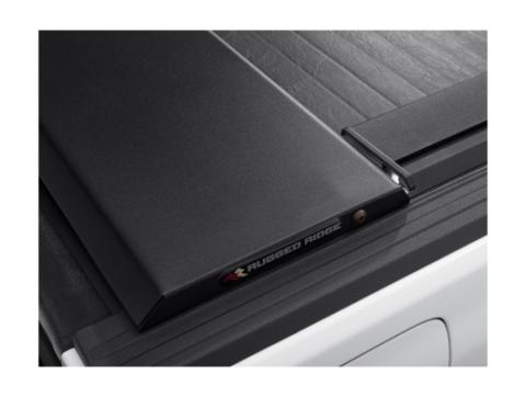 Armis Cover with Max Track Black 20-Present Jeep Gladiator w/ Trail Rail System w/Trail Rail Rugged Ridge
