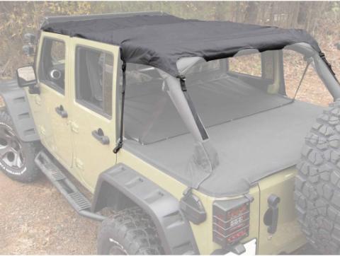 Montana Pocket Island Topper Black Diamond 10-18 Wrangler JK 4 Door Rugged Ridge