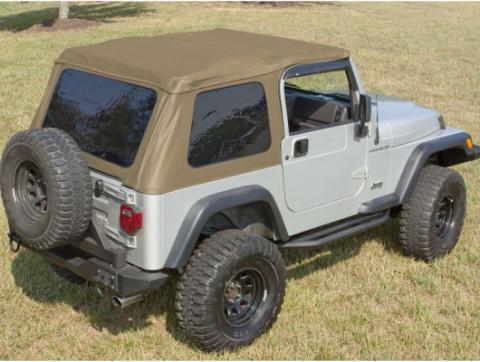 XHD Soft Top Bowless Spice 97-06 Jeep Wrangler TJ Rugged Ridge