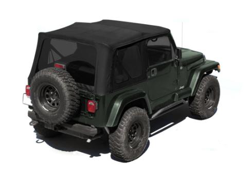 Montana Soft Top Black Diamond 97-06 Jeep Wrangler TJ Rugged Ridge