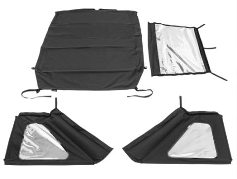 Voyager Fastback Top Black Diamond 18-Present Jeep Wrangler JL 4 Door Rugged Ridge