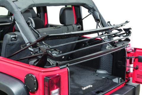 Jeep JK Full Hardware Top Tinted Glass 10-18 Wrangler JK 4 Door Black MasterTwill MasterTop