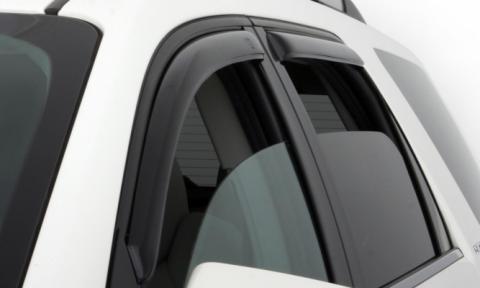 In-Channel Ventvisor Side Window for 2002-2007 Jeep Liberty Smoke In-Channel 4 Piece AVS