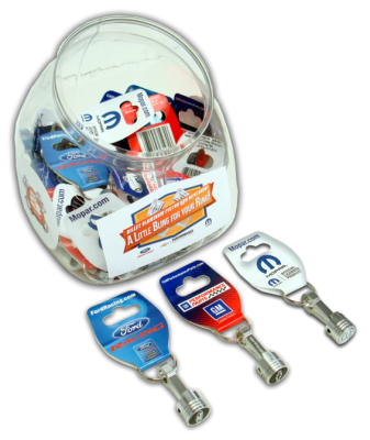 Keychain Ford Oval Piston And Connecting Rod Model One Bag Containing 10 Pcs Proform