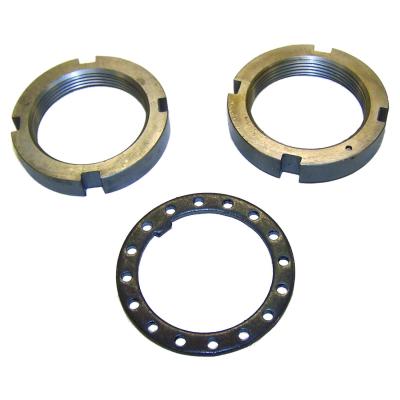 Front Spindle Nut Kit for 1974-91 SJ, J-Series (2 Spindle Nuts &amp; 1 Lock Washer) Crown Automotive