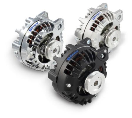 Alternator 110 AMP Chrysler/Mopar 1-Wire Style V-Belt Pulley Black Crinkle Proform