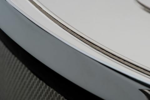 Air Cleaner Kit 14 Inch Diameter Aluminum Black Crinkle Recessed Blue MOPAR Emblem Proform