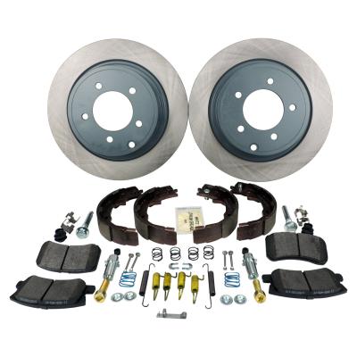 Rear Disc Brake Service Kit for 07-17 Jeep MK Compass, Patriot w/ 11.89 Inch Rotors Crown Automotive