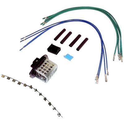 Blower Motor Resistor &amp; Wiring Kit for Jeep 87-06 TJ Wrangler, 98-01 XJ Cherokee Crown Automotive